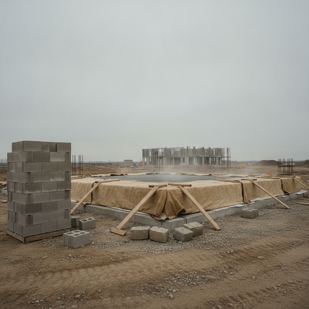 Découvrez combien de temps il faut laisser sécher les fondations avant la pose des parpaings pour garantir la solidité et la durabilité de votre construction.